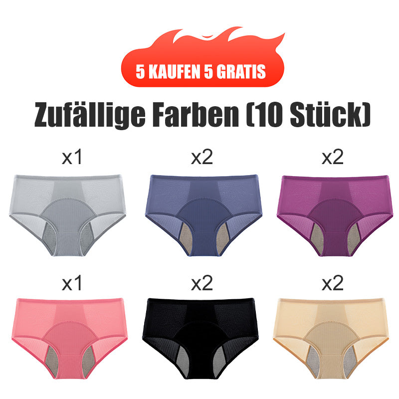 (L-8XL)🌸Kupte 2 a získejte 1 zdarma🔥Dámské nepromokavé spodní prádlo s vysokým pasem👙