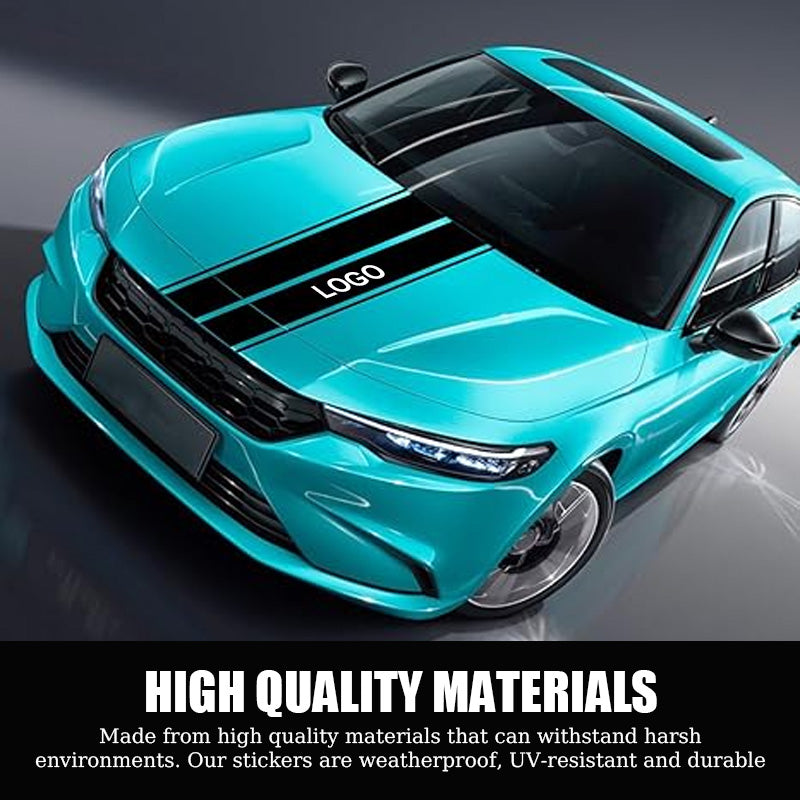 Nálepky na auto na zdobení kapoty (2 listy)