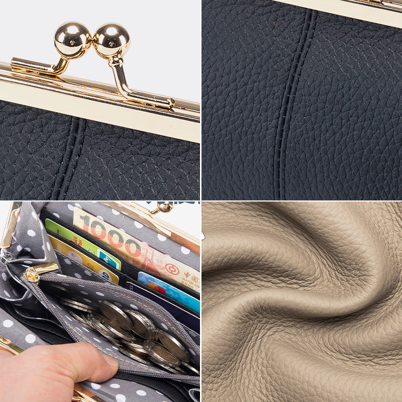 Dlouhá peněženka z pravé kůže