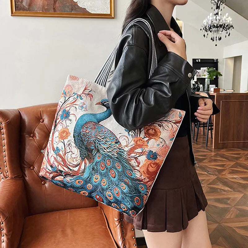 Vintage příležitostné plátěná taška