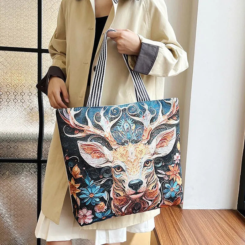 Vintage příležitostné plátěná taška