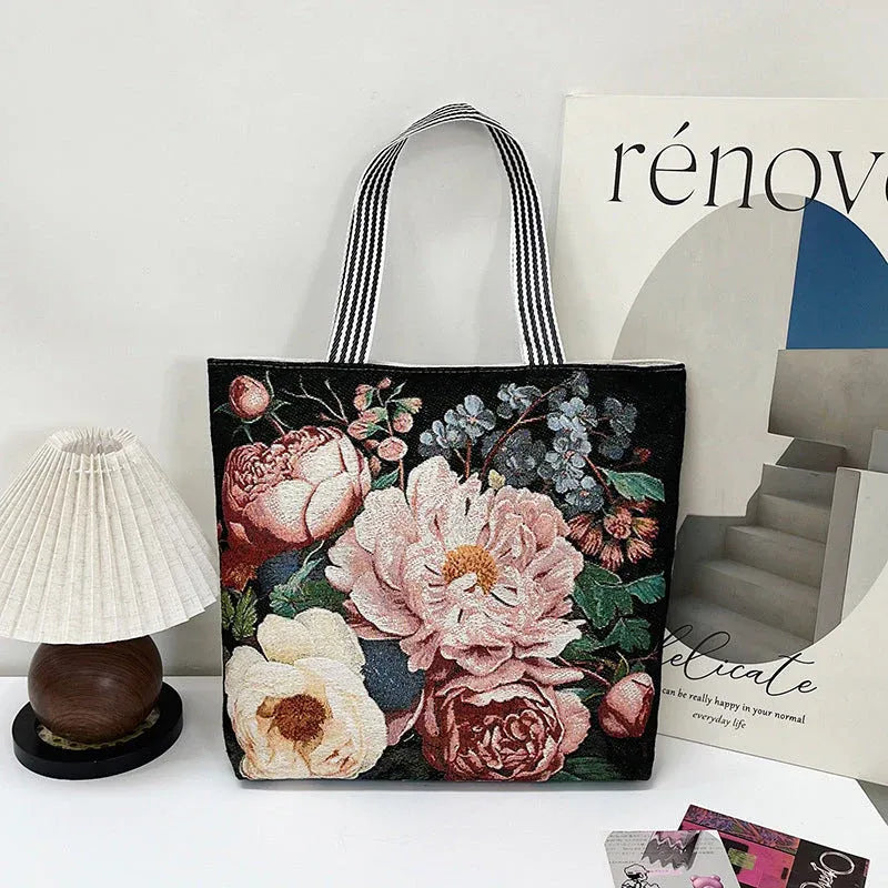 Vintage příležitostné plátěná taška