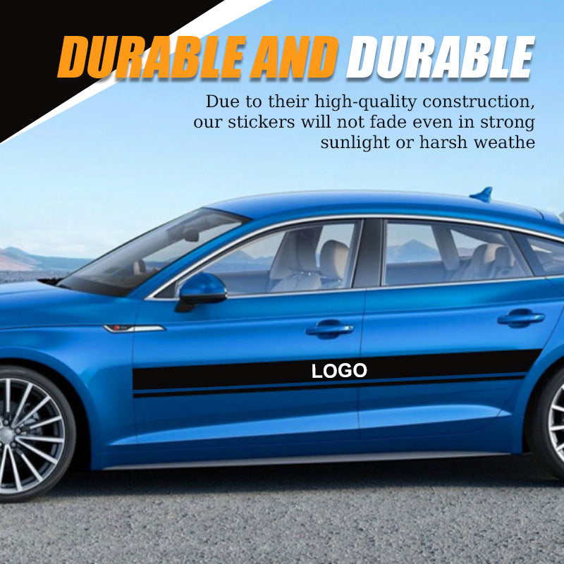 Nálepky na auto na zdobení kapoty (2 listy)