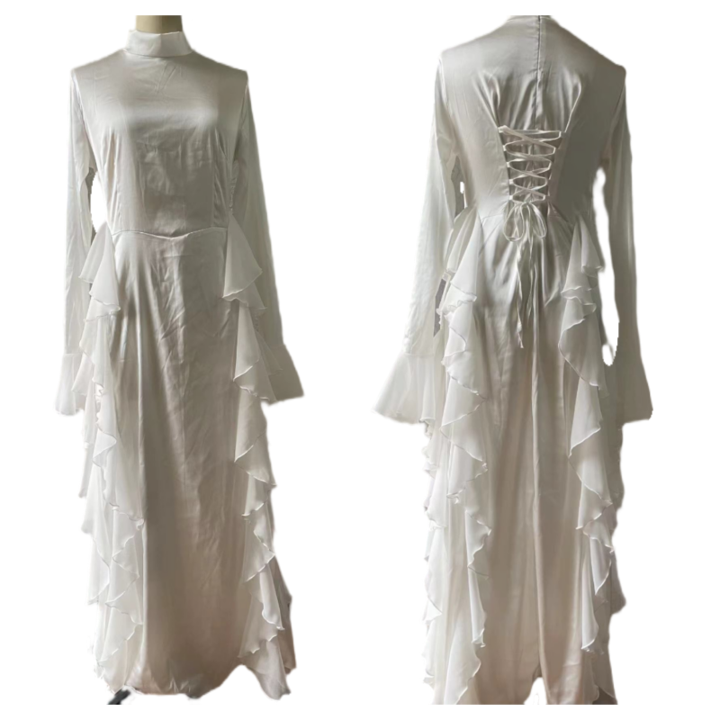 【✨ Maximální elegance】👗 Šaty s rozšířenými rukávy