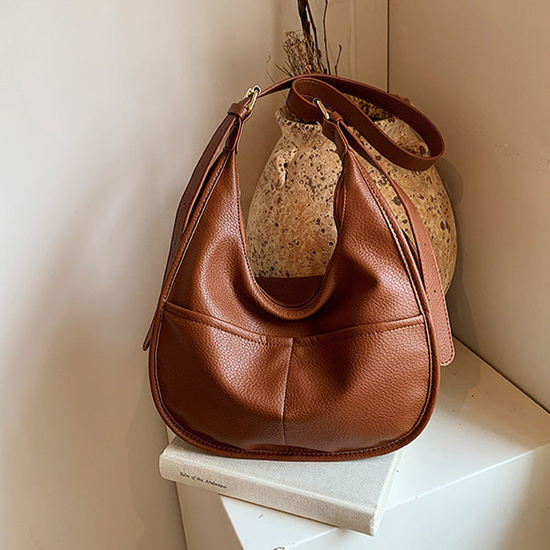 Módní crossbody kabelka s nastavitelným popruhem a velkou kapacitou