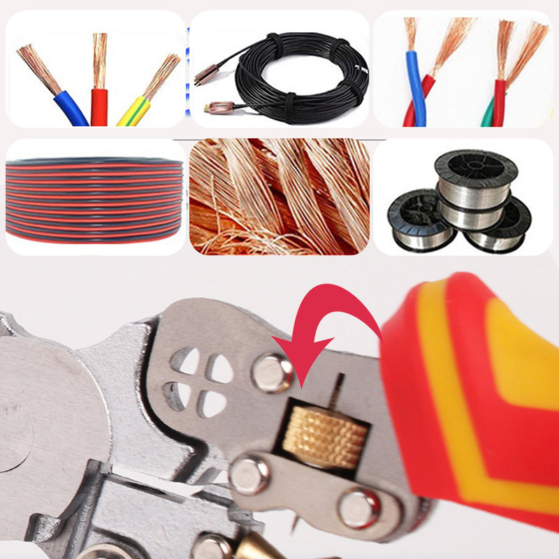 🧰Multifunkční stahovák drátů 8 v 1 s elektrickým měřením
