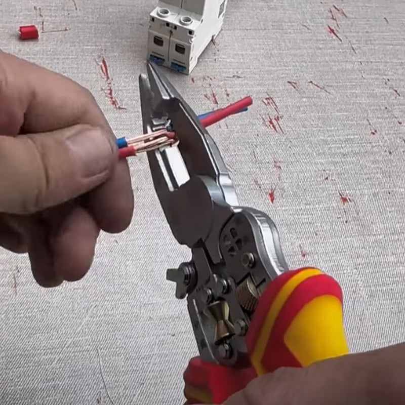 🧰Multifunkční stahovák drátů 8 v 1 s elektrickým měřením