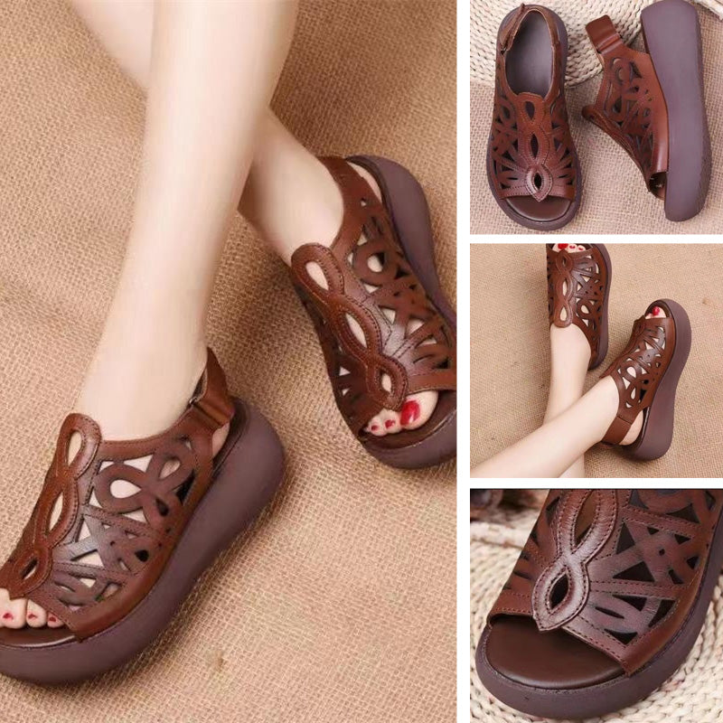 Dámské lehké ležérní retro sandály