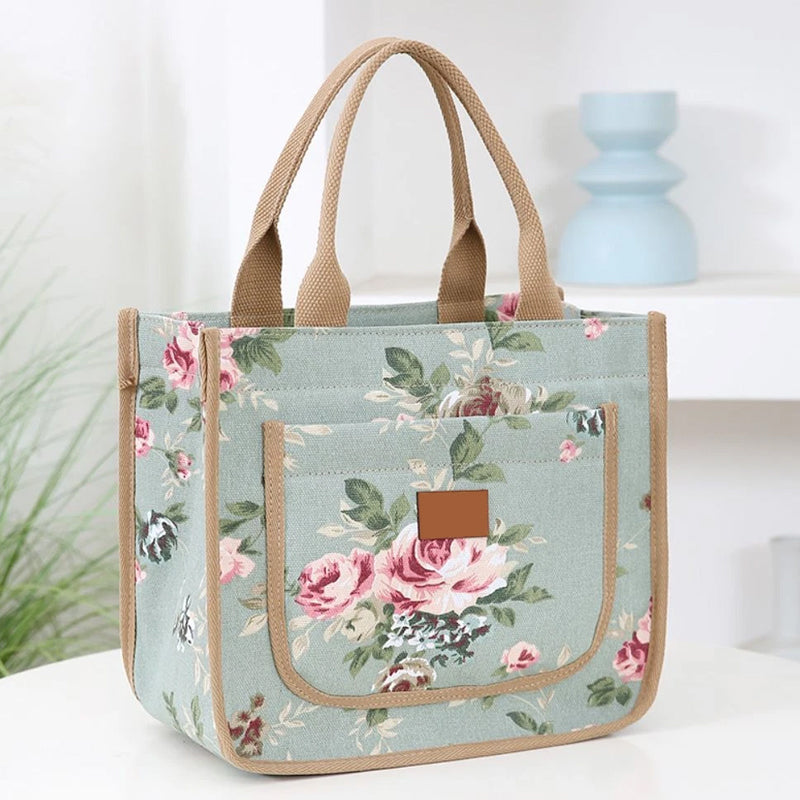 🌺Květinová taška na oběd pro ženy