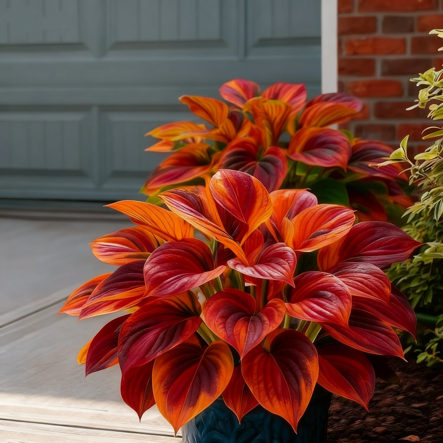 🌈🔥 Limitovaná edice host s duhovým plamenem - vzácné vícebarevné listy, exkluzivně v našem obchodě 🌸