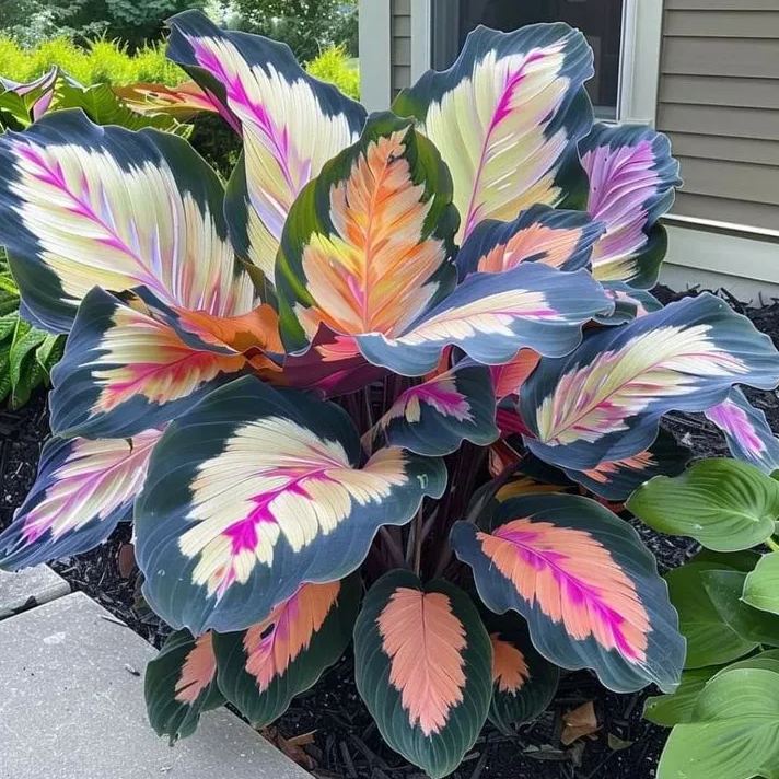 🌿 Barevná semínka hosty – král stínu v zahradě! 🌿