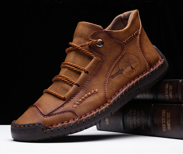 【Ruční výroba】 Outdoorové boty vyrobené z pravé kůže🔥