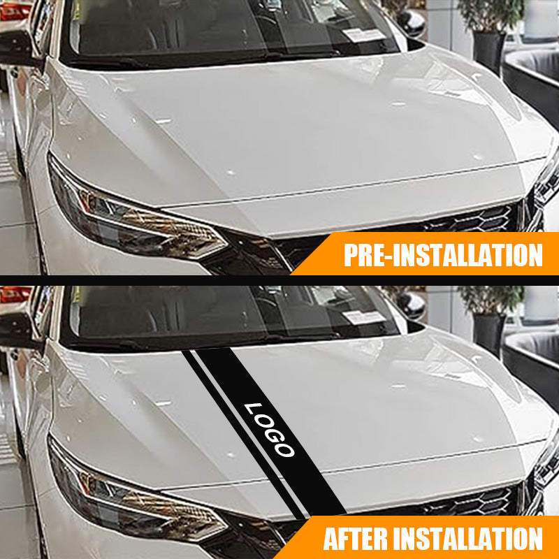 Nálepky na auto na zdobení kapoty (2 listy)