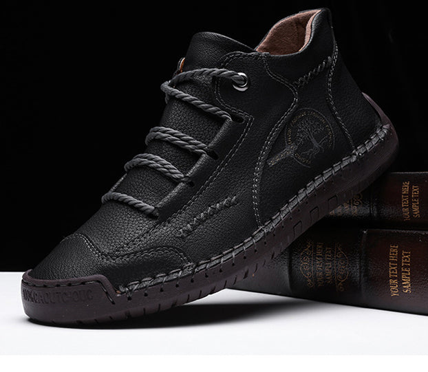 【Ruční výroba】 Outdoorové boty vyrobené z pravé kůže🔥