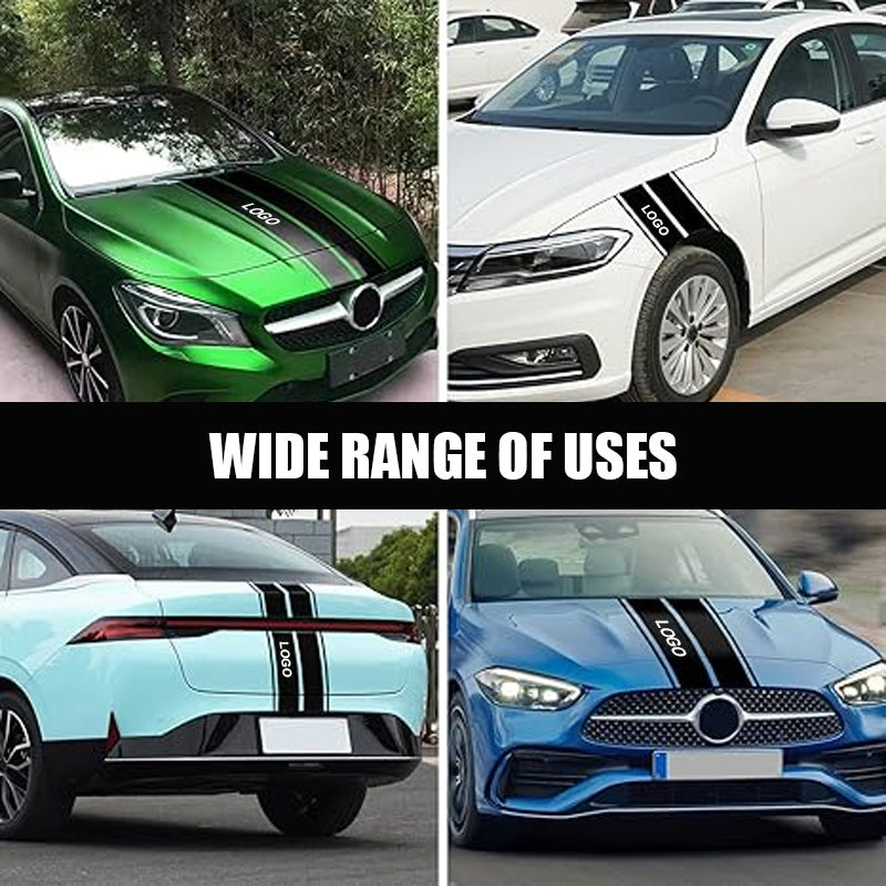 Nálepky na auto na zdobení kapoty (2 listy)