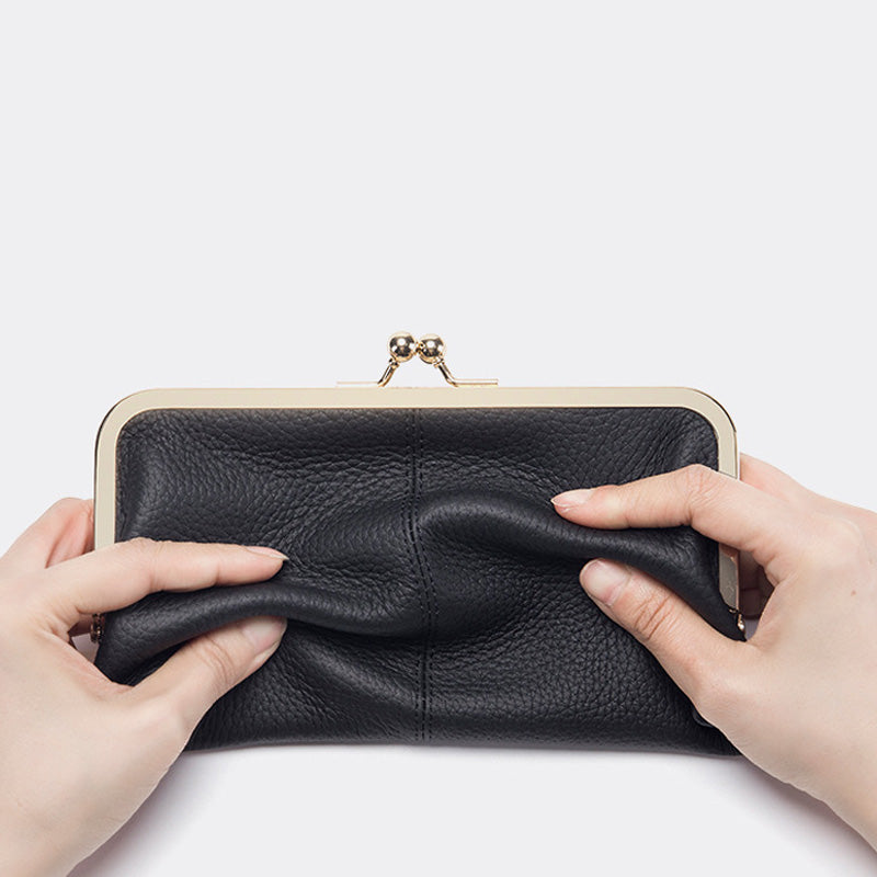 Dlouhá peněženka z pravé kůže