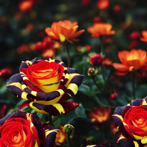 Vzácná růže 'Firebird' - Love Flower