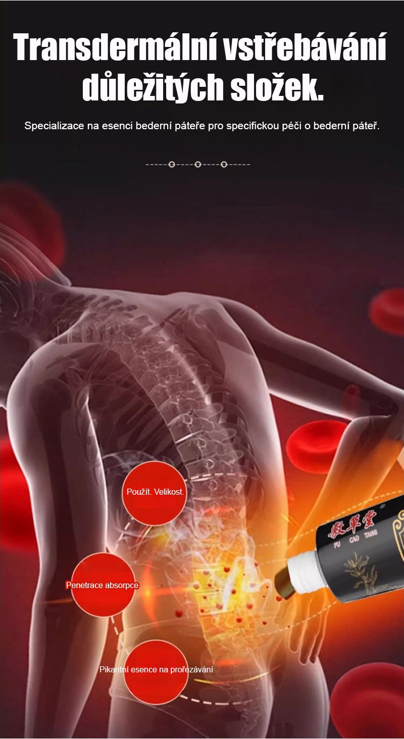 Silný gel na úlevu od bolesti pohybového aparátu v černé tubě