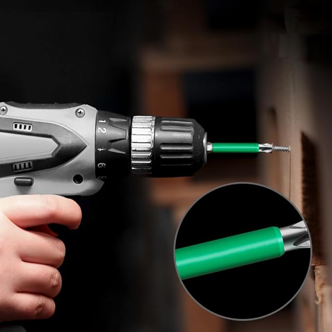 Sada šroubovacích vrtáků se silnou magnetickou odolností