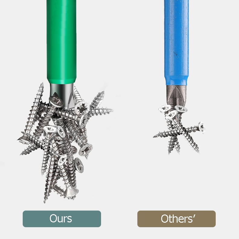 Sada šroubovacích vrtáků se silnou magnetickou odolností