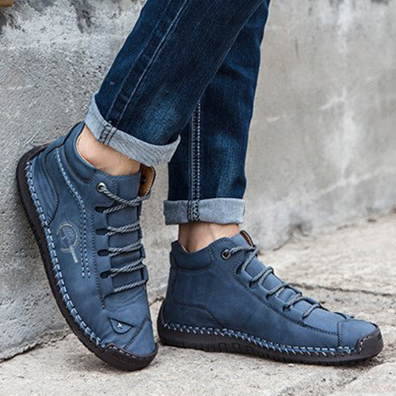 【Ruční výroba】 Outdoorové boty vyrobené z pravé kůže🔥