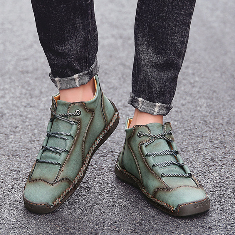 【Ruční výroba】 Outdoorové boty vyrobené z pravé kůže🔥