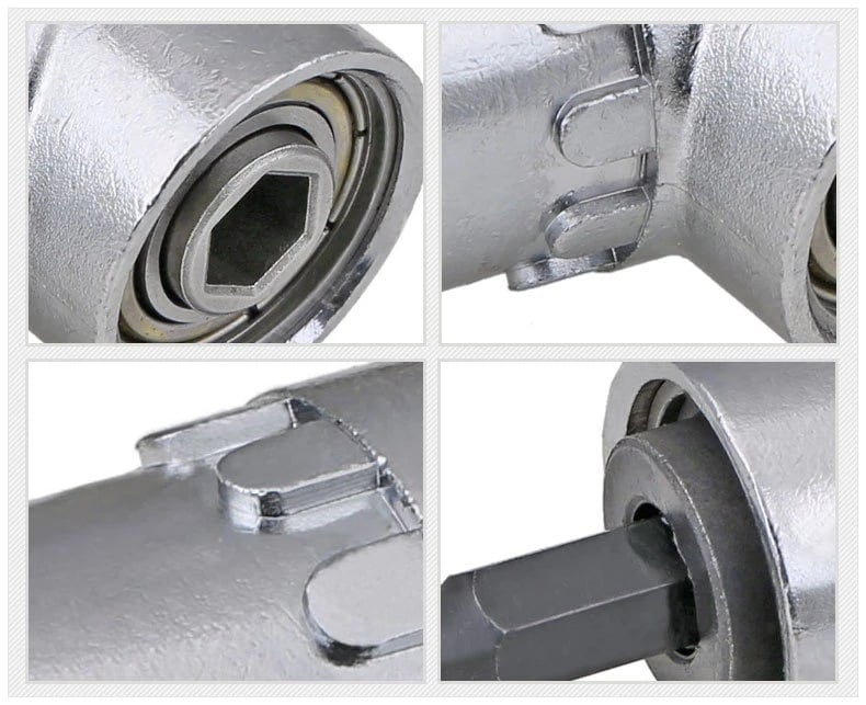 【👍Nezbytnost pro milovníky řemesel】🔧105° pravoúhlé vrtáky - prodloužení - adaptéry na klíče