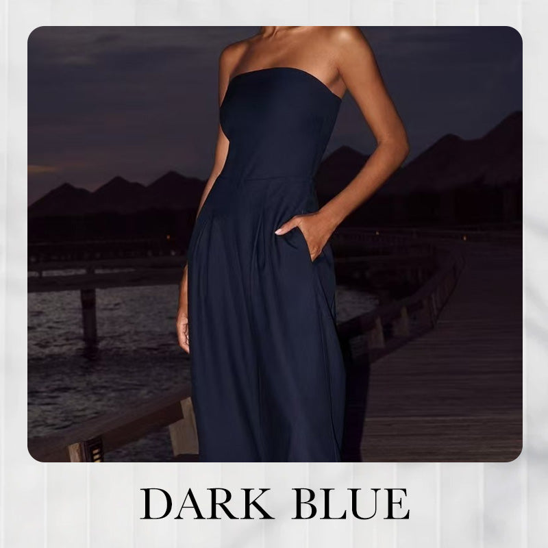 【S-XL】👗Dámský svetr bez ramínek s kapsami