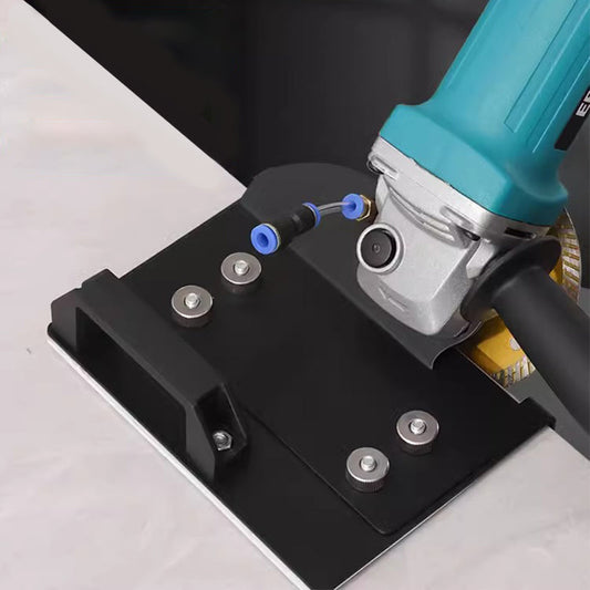 Stojan na úhlovou brusku pro řezání dlaždic se zkosením 45°