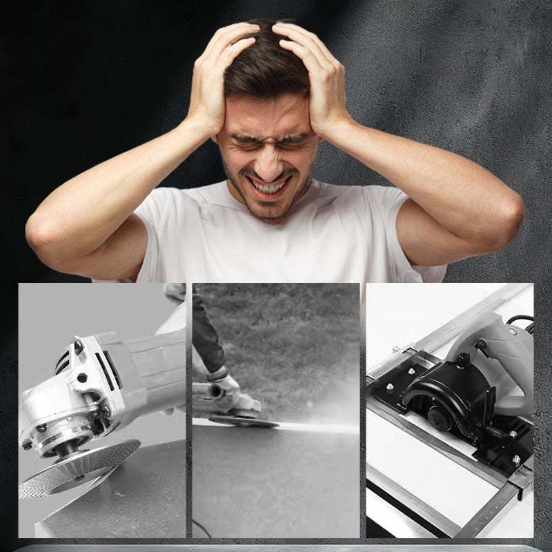 Stojan na úhlovou brusku pro řezání dlaždic se zkosením 45°