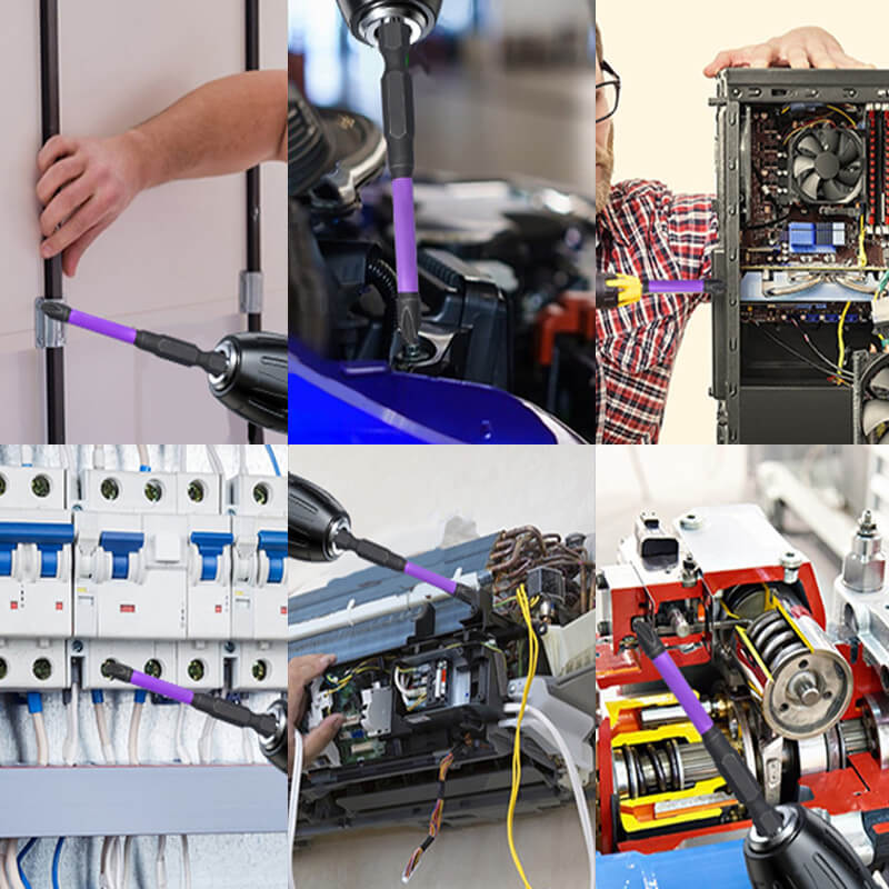 Křížové a ploché šroubovací bity pro elektrikáře