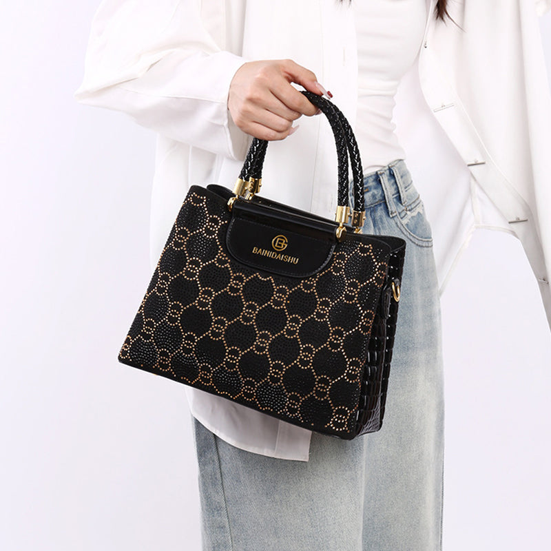 🔥Dámská luxusní 3-komorová kabelka s popruhem přes rameno