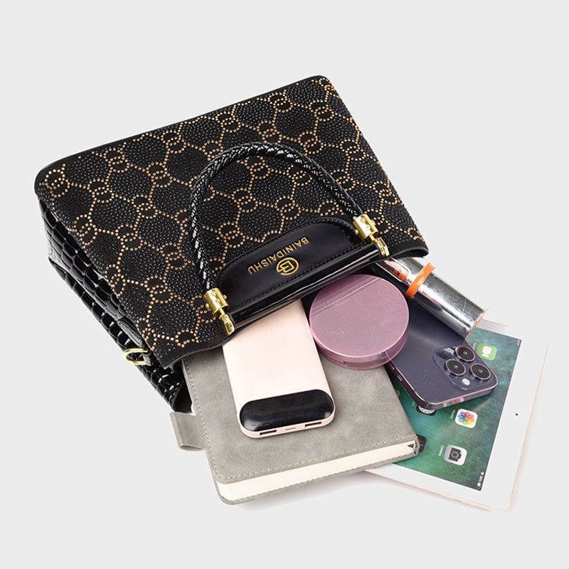 🔥Dámská luxusní 3-komorová kabelka s popruhem přes rameno