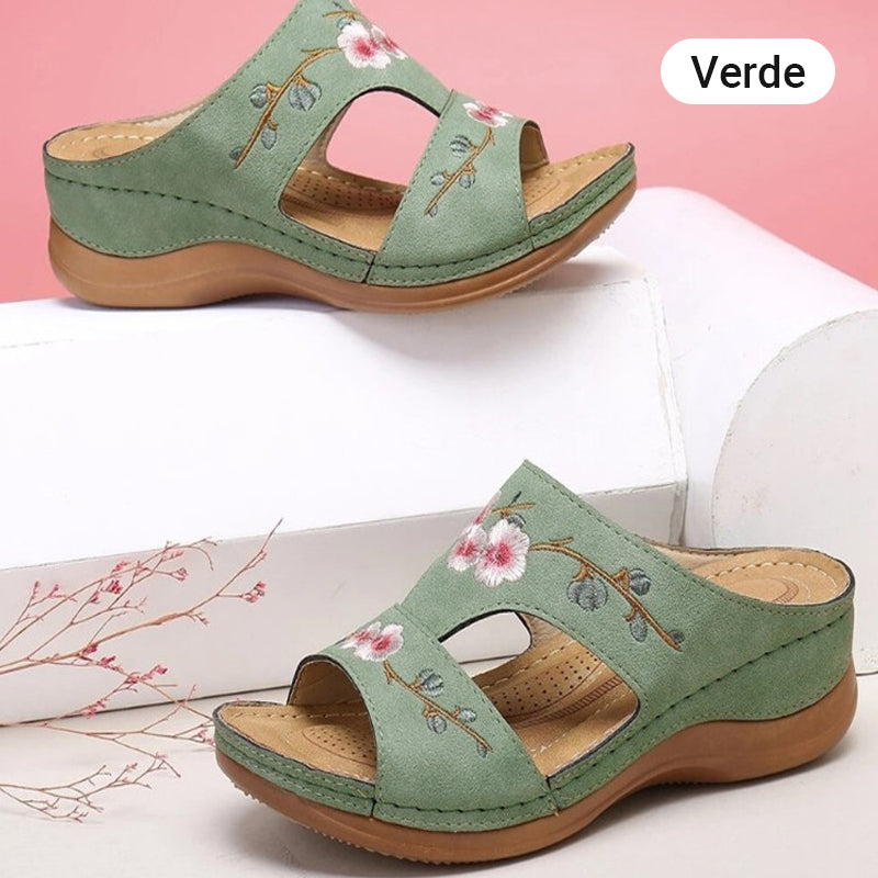 🏖️Pohodlné dámské pantofle na platformě s otevřenou špičkou