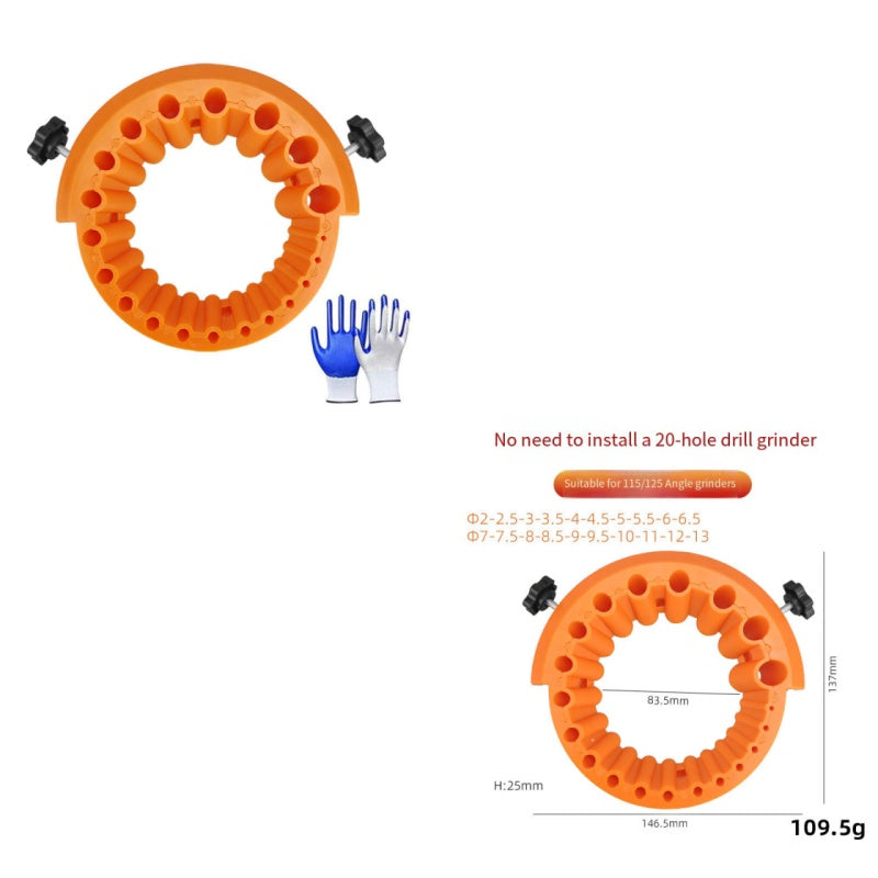 🔥 Víceúčelový ostřič vrtáků pro úhlové brusky