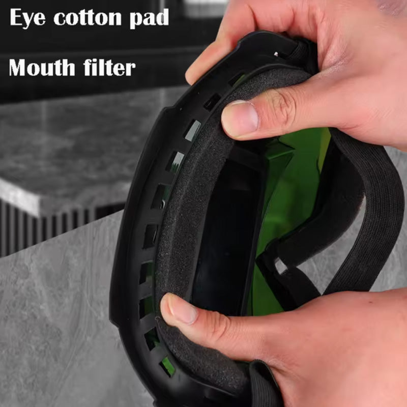 ⚡Automaticky ztmavující celoobličejová ochranná maska na svářečské masky✨