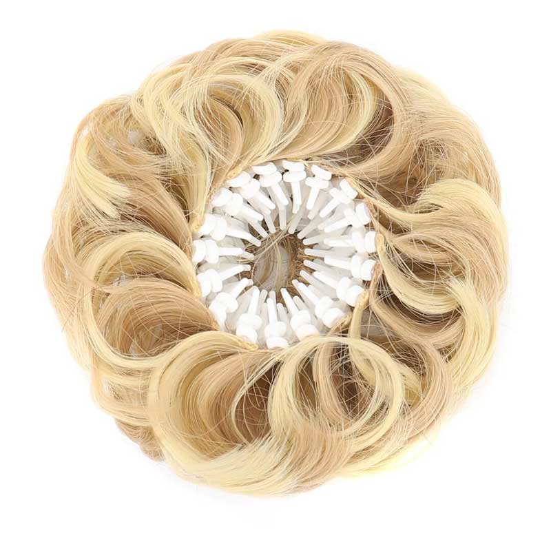 💁‍♀️ Velkorysý drdol ze syntetických vlasů s nastavitelnou sponou