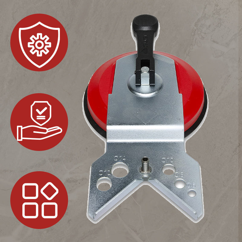 Lokátor otvorů pro dlaždice a sklo pro vrtání