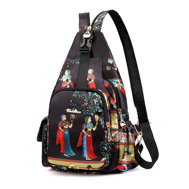 Lehký, voděodolný, multifunkční batoh s potiskem