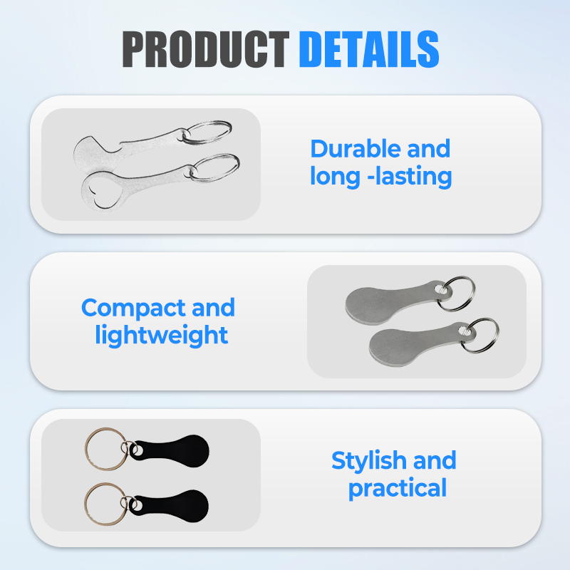 🔥Kupte 1 a získejte 1 zdarma🔥 Klíč k nákupnímu košíku z nerezové oceli