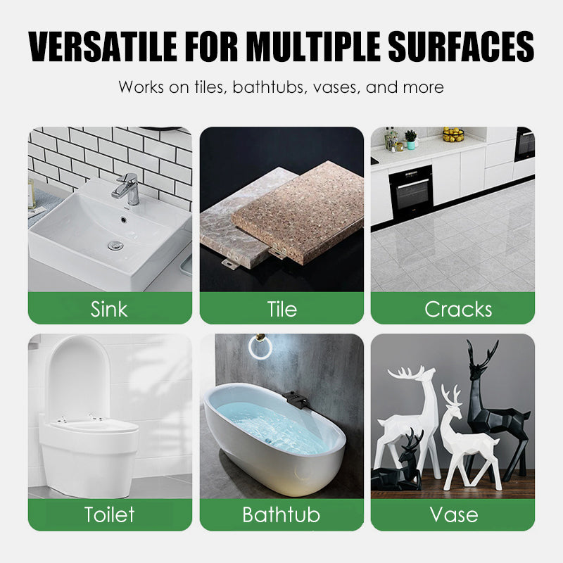 Výkonná sada na opravu porcelánu - dvojitá tuba