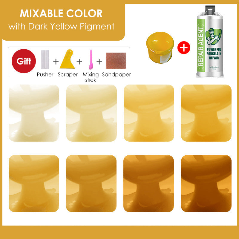 Výkonná sada na opravu porcelánu - dvojitá tuba