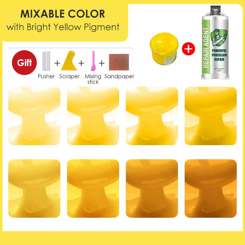 Výkonná sada na opravu porcelánu - dvojitá tuba