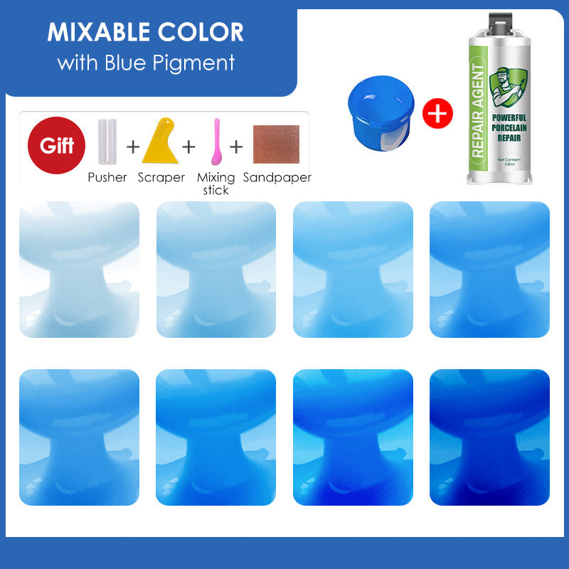 Výkonná sada na opravu porcelánu - dvojitá tuba