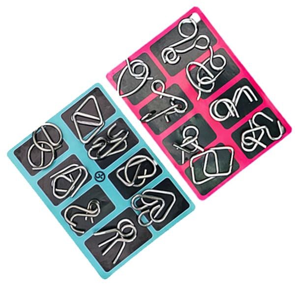 🔥Vzdělávací intelektuální hračky Hračky pro rozpoznávání intelektu, kovové hlavolamy