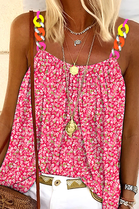 Dámská košilka Color Check Print Top